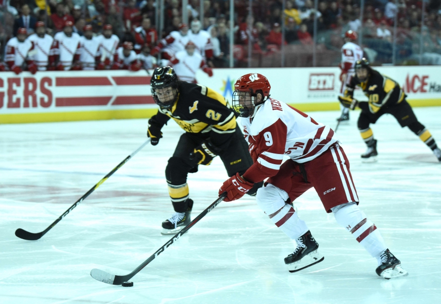 Badgers drop two games against tough North Dakota squad